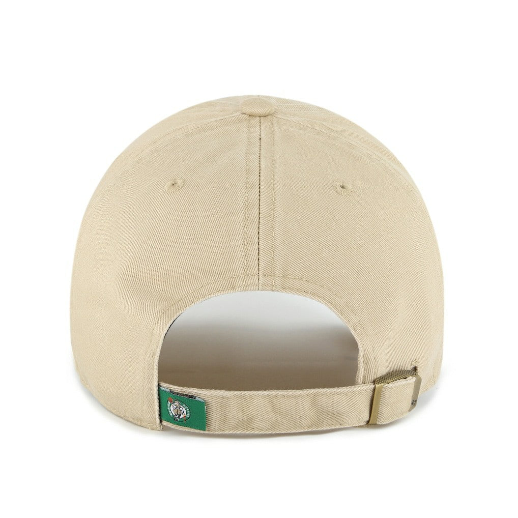 Boston Celtics '47 Logo Clean Up Adjustable Hat Khaki - 47 brand outlet