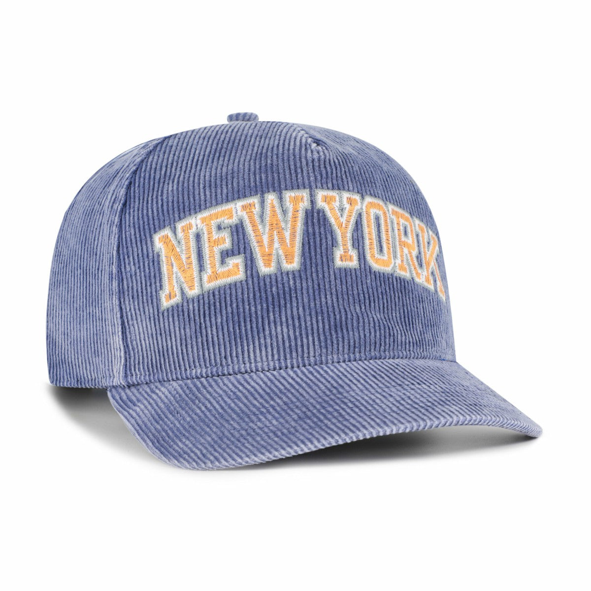 New York Knicks '47 Reclaim Snow Wash Corduroy Adjustable Hitch Hat Blue - 47 brand