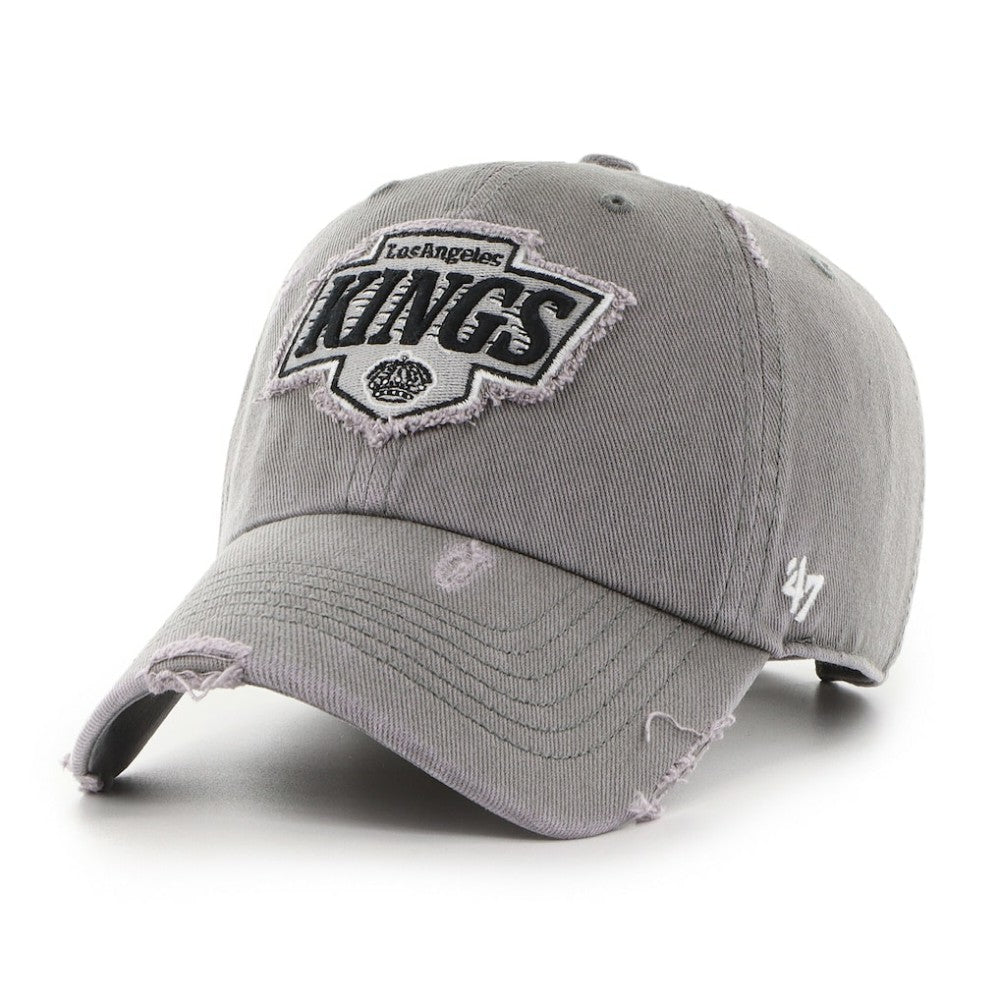 Los Angeles Kings '47 Weathered Clean Up Adjustable Hat - Charcoal | US 203536495
