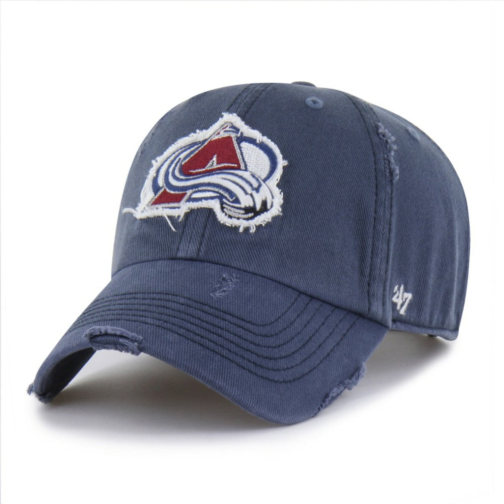 Colorado Avalanche '47 Weathered Clean Up Adjustable Hat - Navy | US 203536498