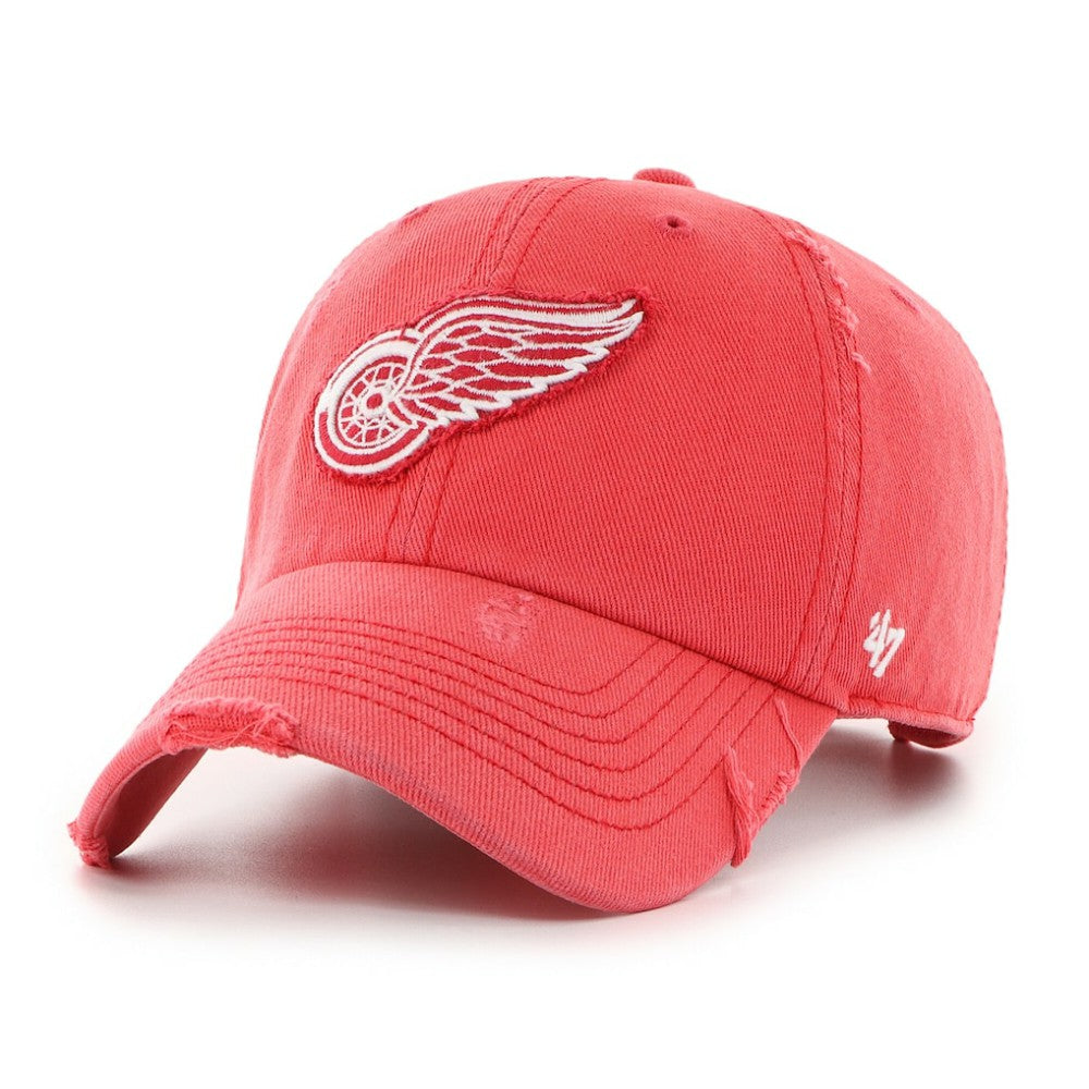 Detroit Red Wings '47 Weathered Clean Up Adjustable Hat - Red | US 203536501