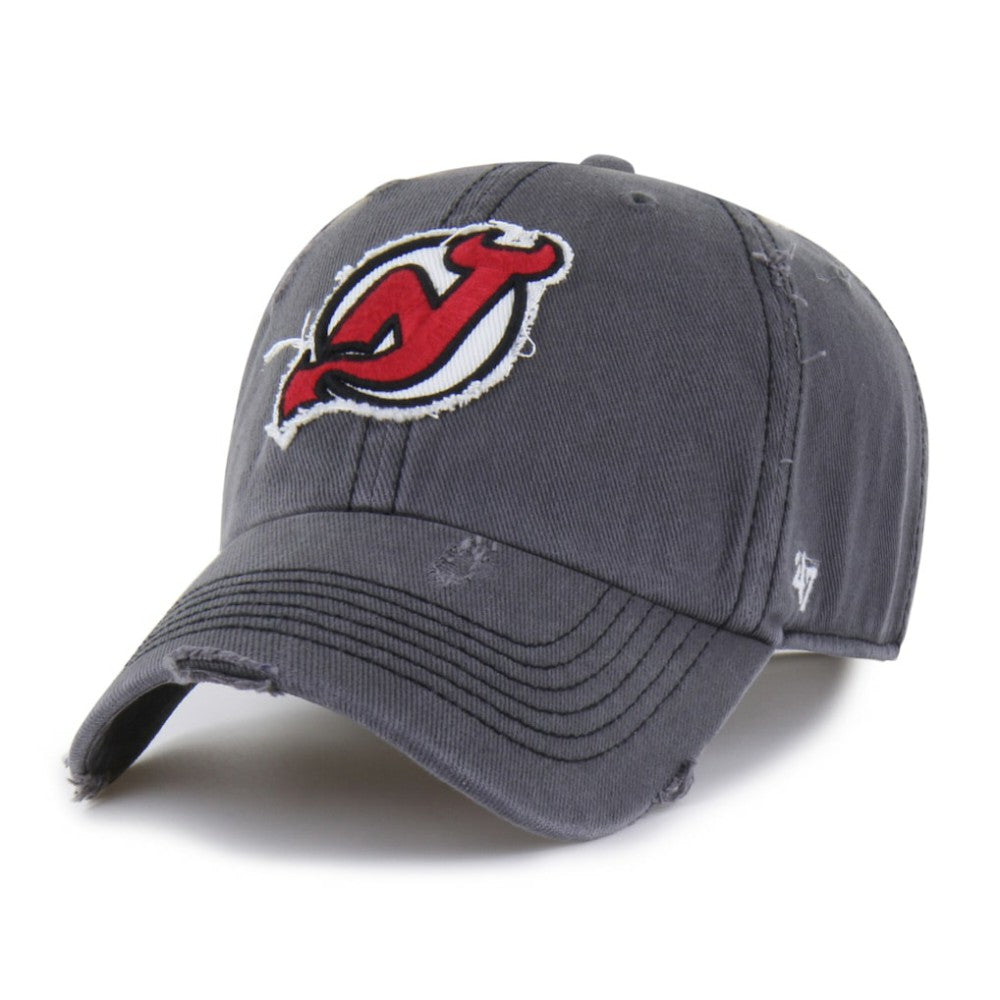 New Jersey Devils '47 Weathered Clean Up Adjustable Hat - Charcoal | US 203536505