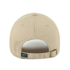 Minnesota Wild '47 Logo Clean Up Adjustable Hat - Khaki | US 203536511