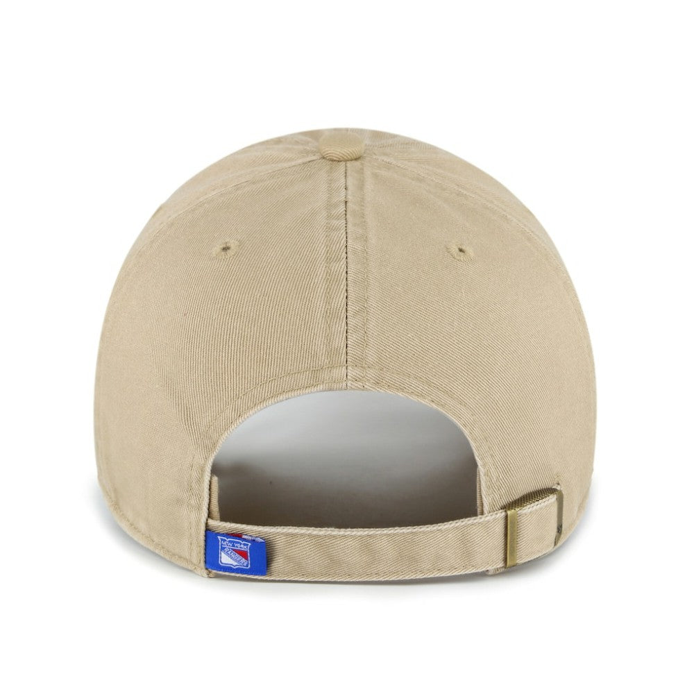 New York Rangers '47 Logo Clean Up Adjustable Hat - Khaki | US 203536514