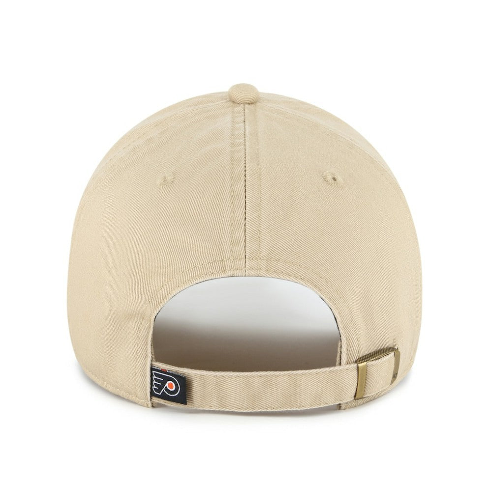 Philadelphia Flyers '47 Logo Clean Up Adjustable Hat - Khaki | US 203536515