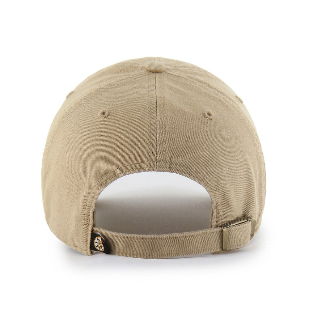 Boston Bruins '47 Logo Clean Up Adjustable Hat - Khaki | US 203536523