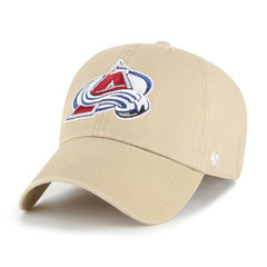 Colorado Avalanche '47 Logo Clean Up Adjustable Hat - Khaki | US 203536524