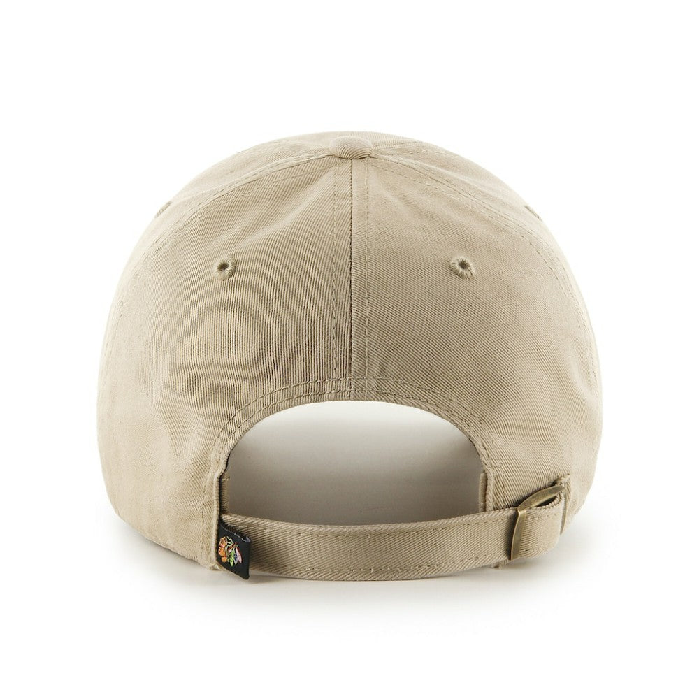 Chicago Blackhawks '47 Logo Clean Up Adjustable Hat - Khaki | US 203536525