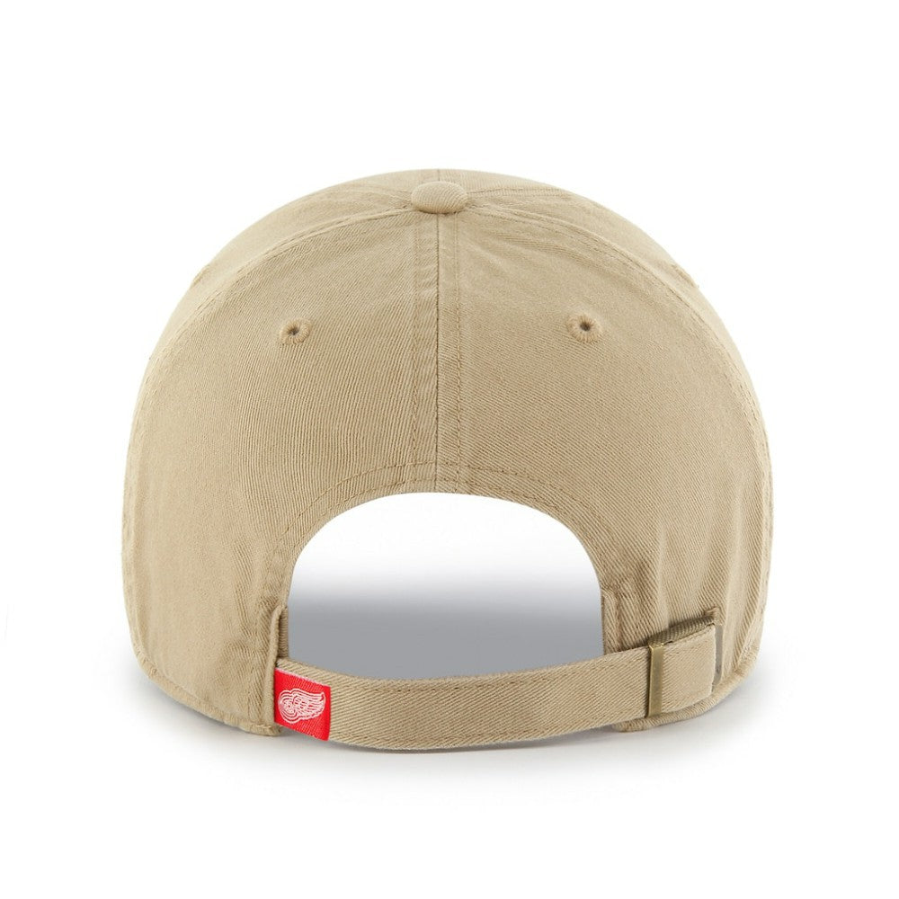 Detroit Red Wings '47 Logo Clean Up Adjustable Hat - Khaki | US 203536527