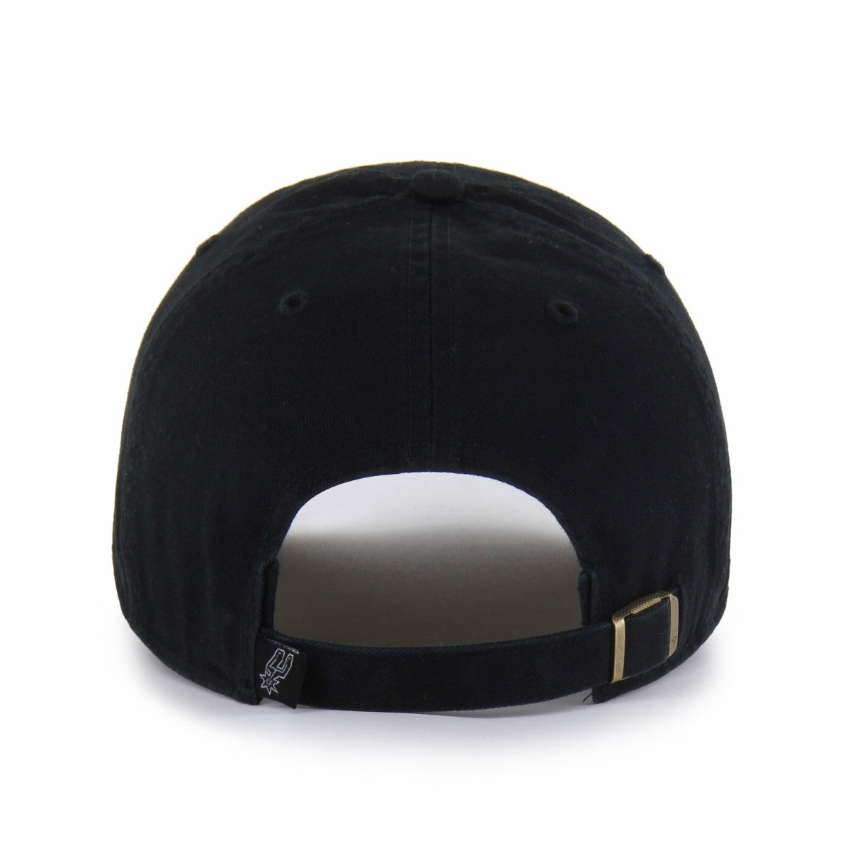 San Antonio Spurs '47 Black on Black Clean Up Adjustable Hat - 47 brand