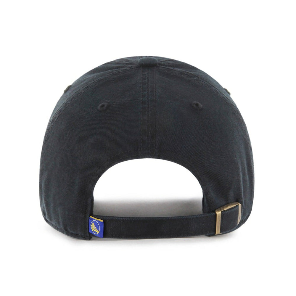 Golden State Warriors '47 Black on Black Clean Up Adjustable Hat - 47 brand
