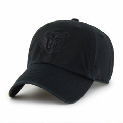Memphis Grizzlies '47 Black on Black Clean Up Adjustable Hat - 47 brand