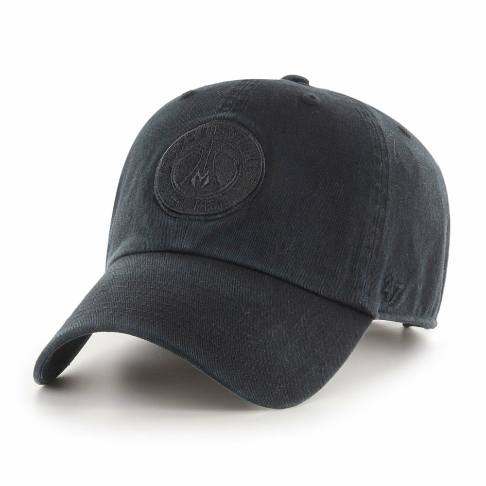Milwaukee Bucks '47 Black on Black Clean Up Adjustable Hat - 47 brand