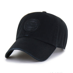Detroit Pistons '47 Black on Black Clean Up Adjustable Hat - 47 brand