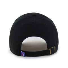 Philadelphia 76ers '47 Black on Black Clean Up Adjustable Hat - 47 brand