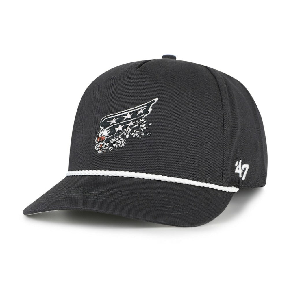 Washington Capitals '47 Cherry Blossom Rope Hitch Adjustable Hat - Charcoal | US 203536563