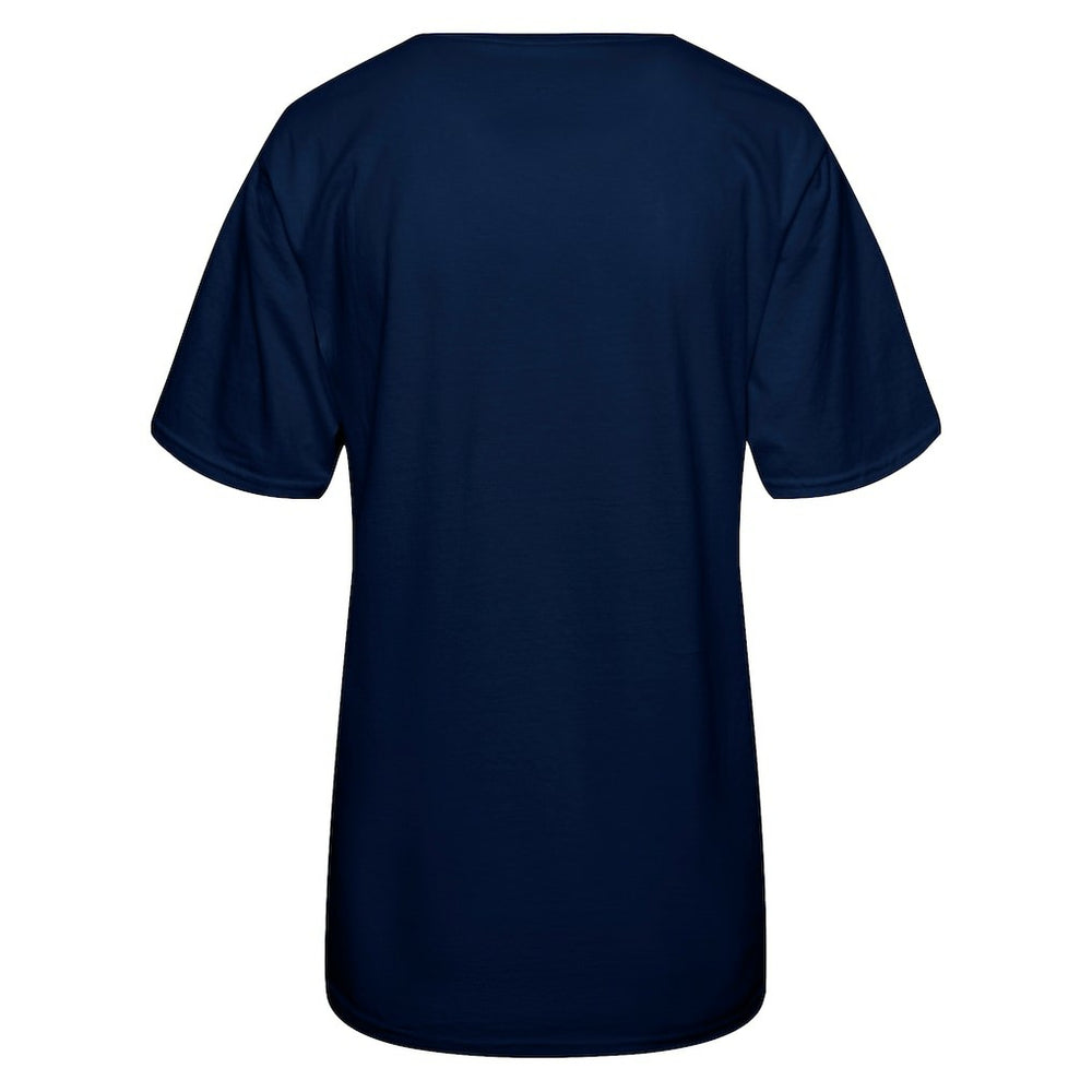 Dallas Cowboys Women's 'Tis The Season Boots T-Shirt - Navy T-shirts