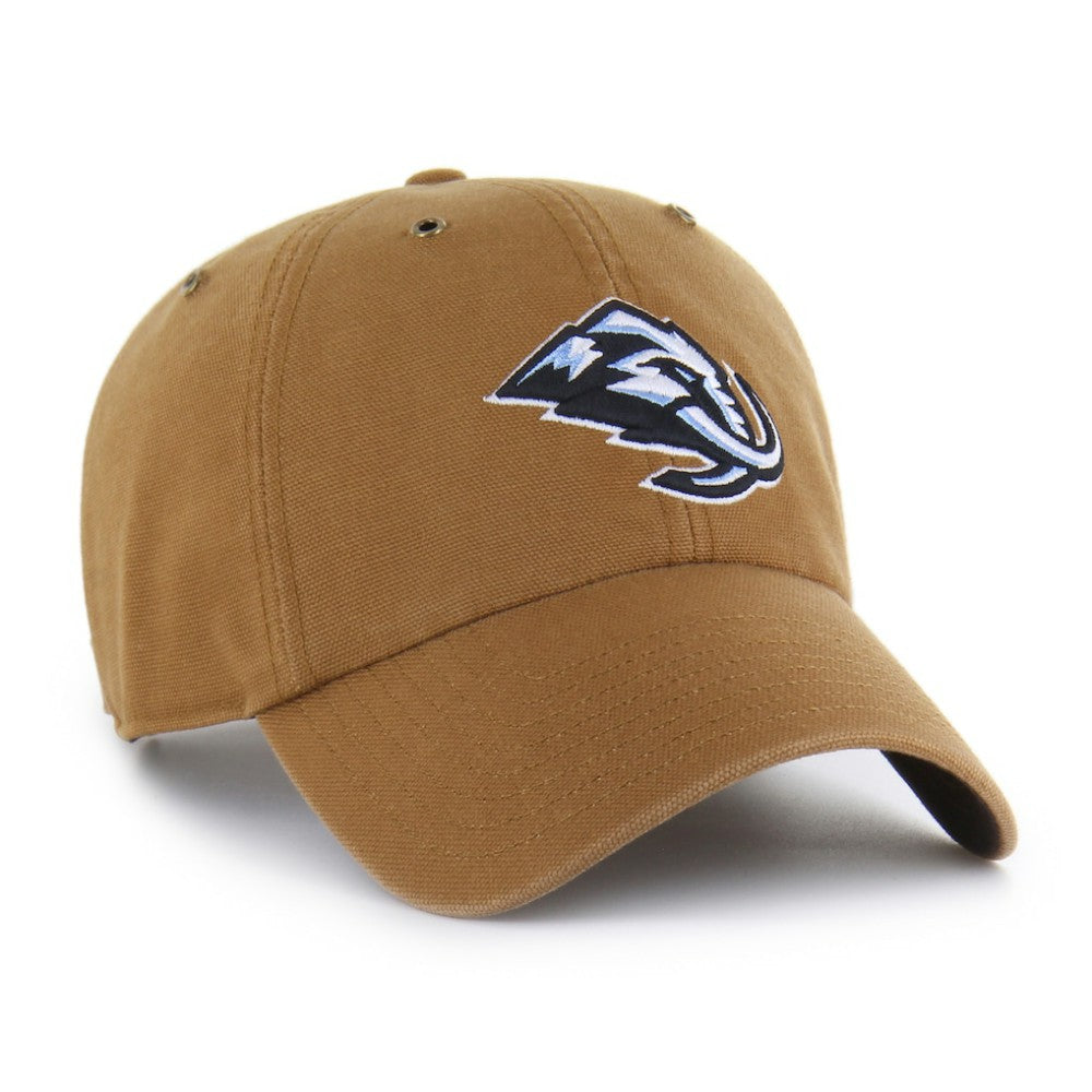 Utah Mammoth Carhartt x '47 Clean Up Adjustable Hat - Brown | US 203538714