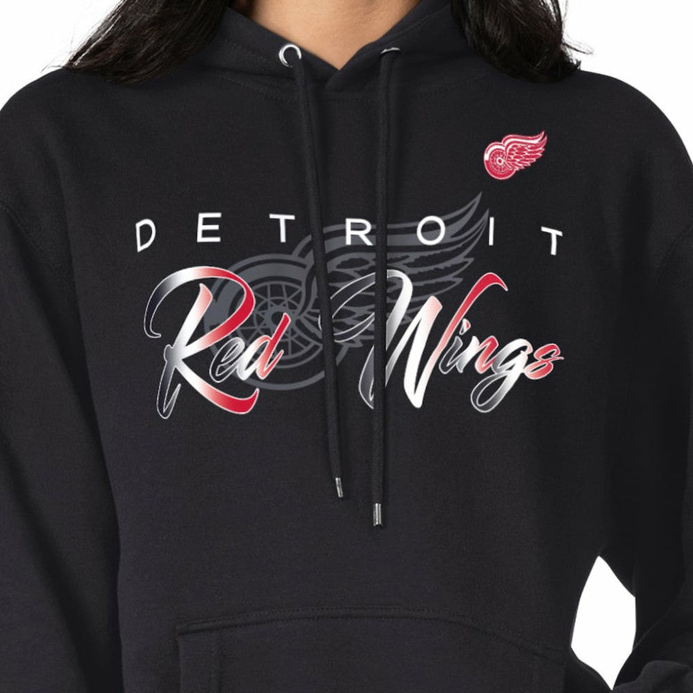 Detroit Red Wings G-III 4Her by Carl Banks Shadow Logo Fleece Pullover Hoodie - Black | US 203538741