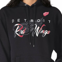 Detroit Red Wings G-III 4Her by Carl Banks Shadow Logo Fleece Pullover Hoodie - Black | US 203538741