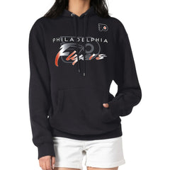 Philadelphia Flyers G-III 4Her by Carl Banks Shadow Logo Fleece Pullover Hoodie - Black | US 203538746