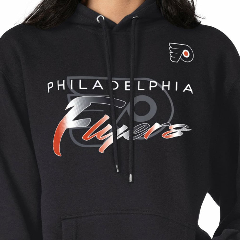 Philadelphia Flyers G-III 4Her by Carl Banks Shadow Logo Fleece Pullover Hoodie - Black | US 203538746