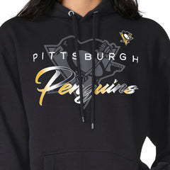 Pittsburgh Penguins G-III 4Her by Carl Banks Shadow Logo Fleece Pullover Hoodie - Black | US 203538748