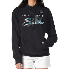 San Jose Sharks G-III 4Her by Carl Banks Shadow Logo Fleece Pullover Hoodie - Black | US 203538749