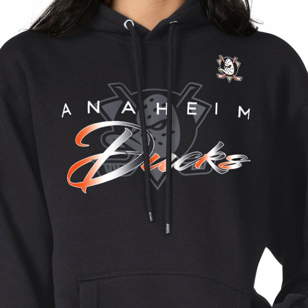 Anaheim Ducks G-III 4Her by Carl Banks Shadow Logo Fleece Pullover Hoodie - Black | US 203538752