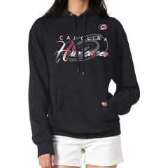 Carolina Hurricanes G-III 4Her by Carl Banks Shadow Logo Fleece Pullover Hoodie - Black | US 203538753