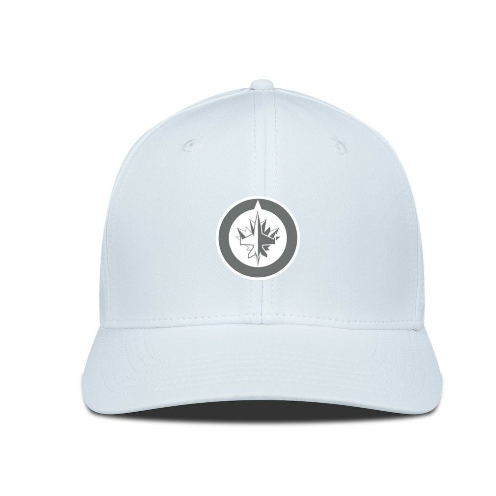 Winnipeg Jets Levelwear Rise Slate & Snow Structured Flex Hat - White | US 203538979