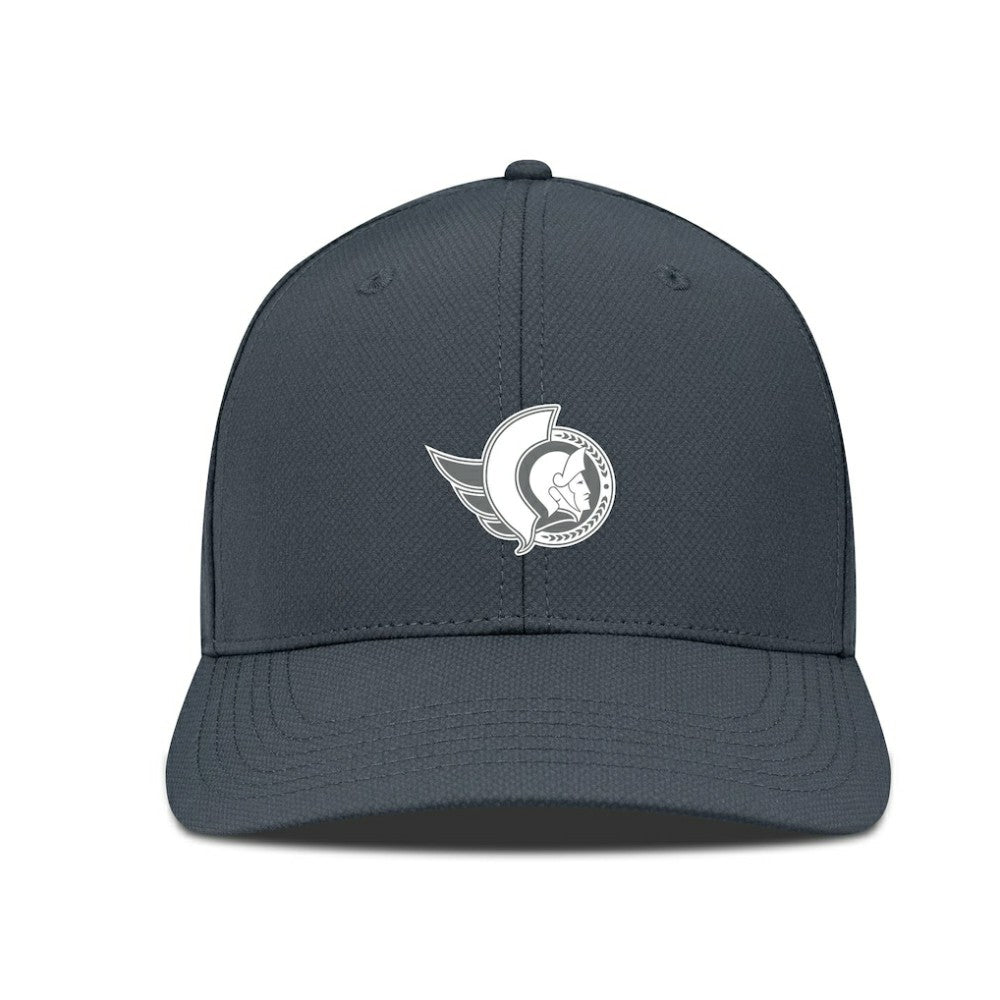 Ottawa Senators Levelwear Rise Slate & Snow Structured Flex Hat - Charcoal | US 203538984