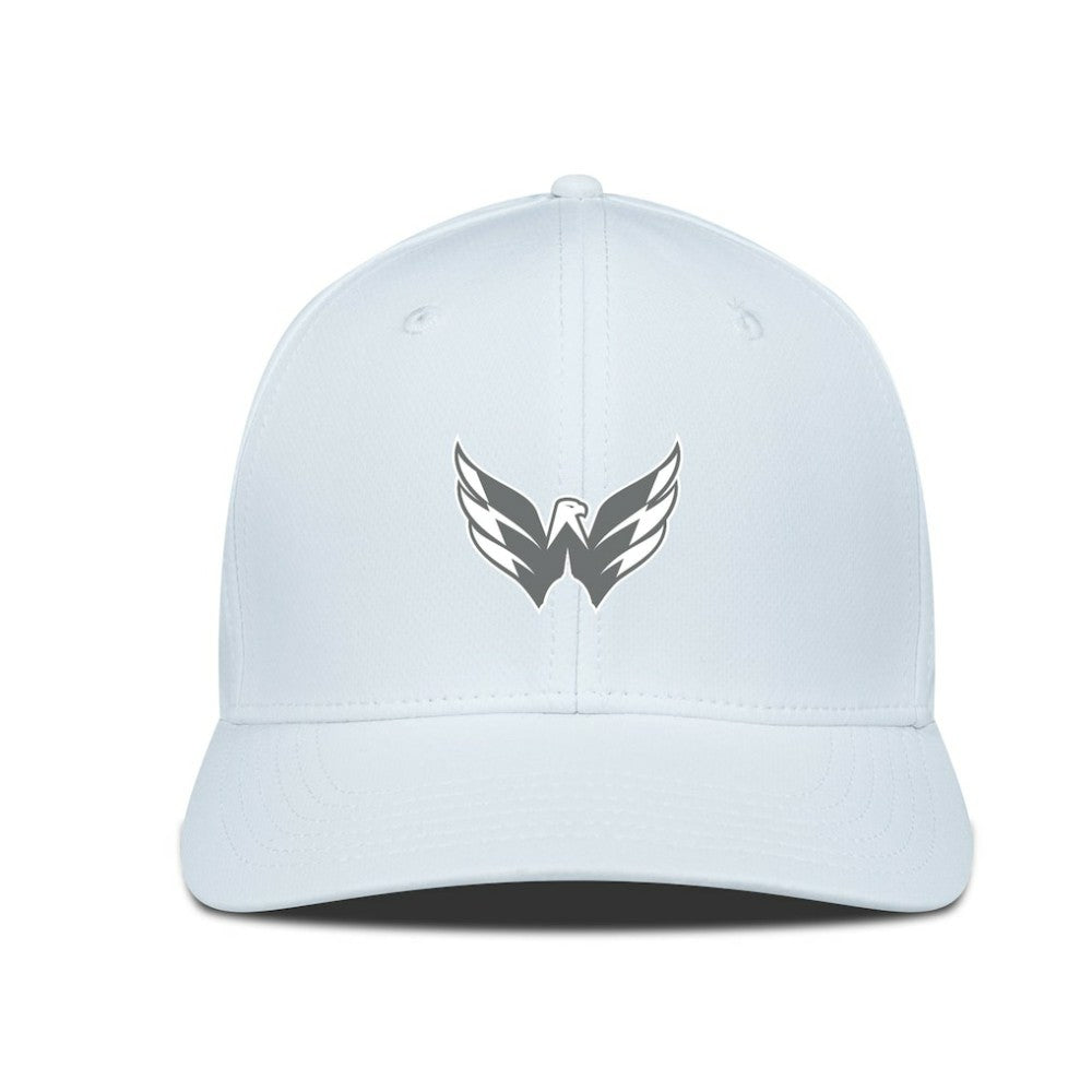 Washington Capitals Levelwear Rise Slate & Snow Structured Flex Hat - White | US 203539003