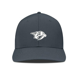 Nashville Predators Levelwear Rise Slate & Snow Structured Flex Hat - Charcoal | US 203539007