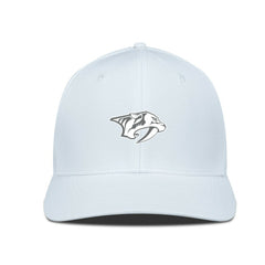 Nashville Predators Levelwear Rise Slate & Snow Structured Flex Hat - White | US 203539009