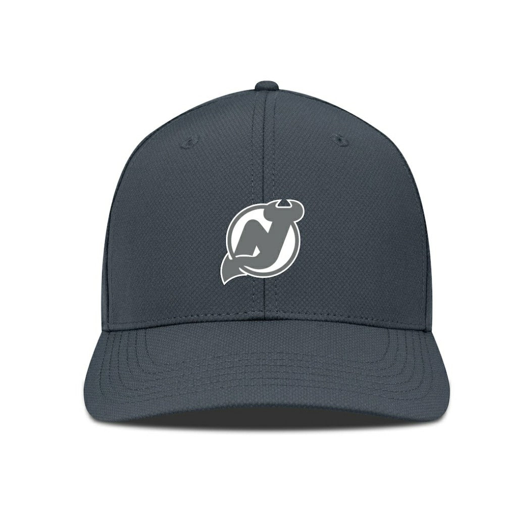 New Jersey Devils Levelwear Rise Slate & Snow Structured Flex Hat - Charcoal | US 203539012