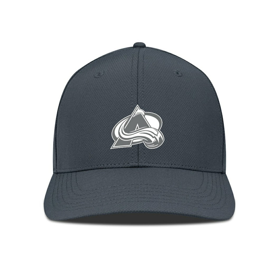 Colorado Avalanche Levelwear Rise Slate & Snow Structured Flex Hat - Charcoal | US 203539027