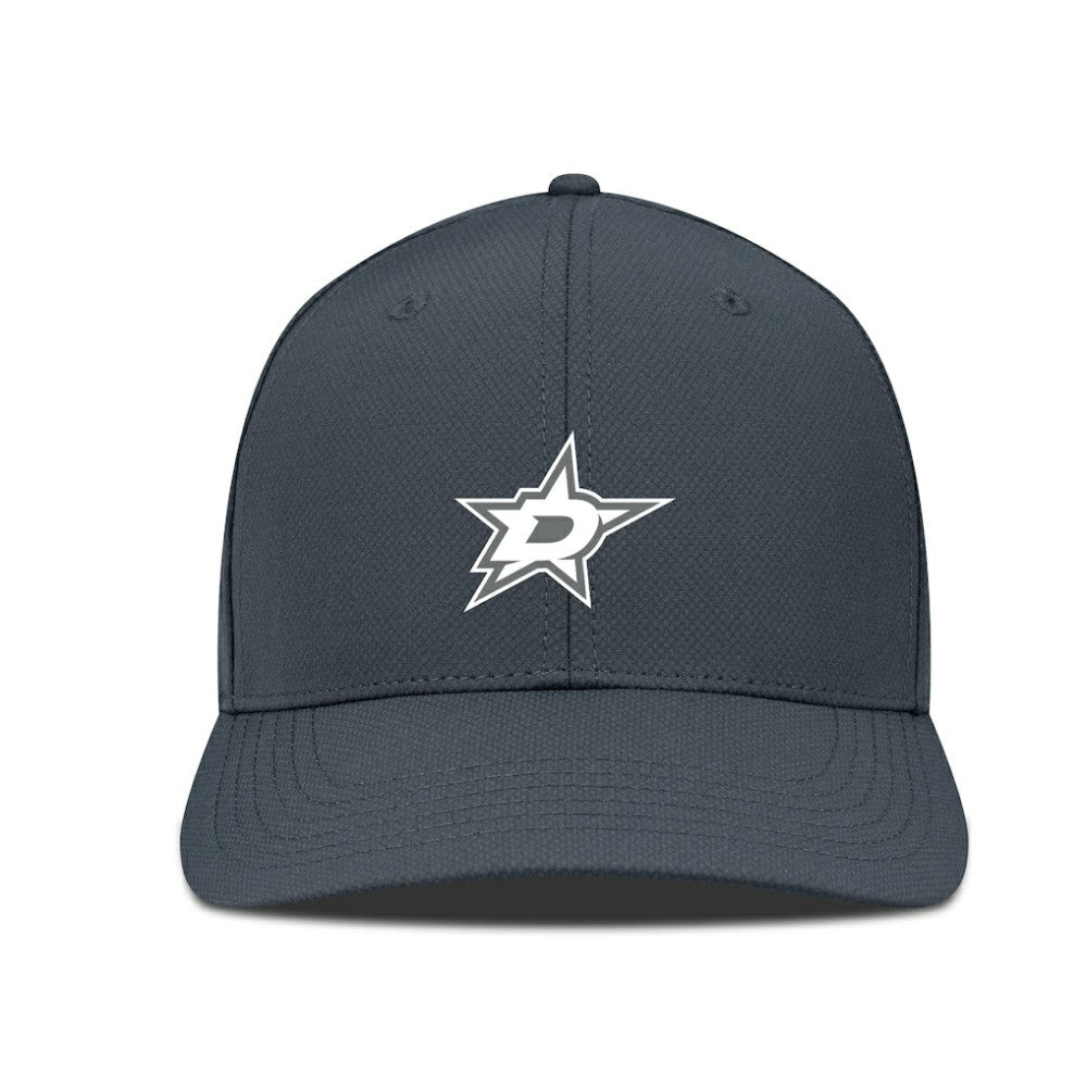 Dallas Stars Levelwear Rise Slate & Snow Structured Flex Hat - Charcoal | US 203539032