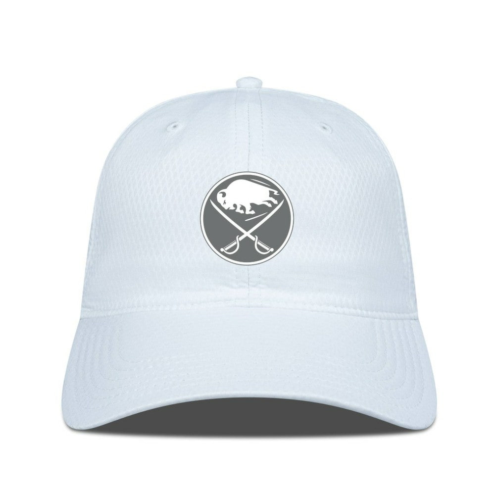 Buffalo Sabres Levelwear Matrix Slate & Snow Unstructured Adjustable Hat - White | US 203539038