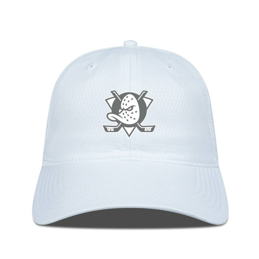 Anaheim Ducks Levelwear Matrix Slate & Snow Unstructured Adjustable Hat - White | US 203539041