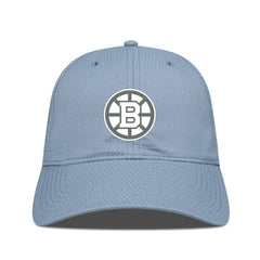 Boston Bruins Levelwear Matrix Slate & Snow Unstructured Adjustable Hat - Blue | US 203539042
