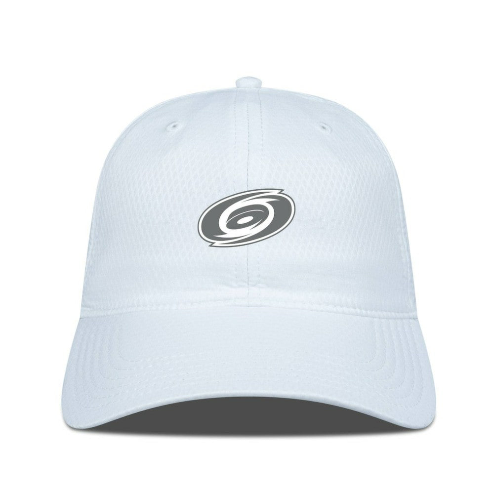 Carolina Hurricanes Levelwear Matrix Slate & Snow Unstructured Adjustable Hat - White | US 203539045