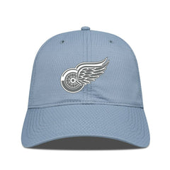 Detroit Red Wings Levelwear Matrix Slate & Snow Unstructured Adjustable Hat - Blue | US 203539048