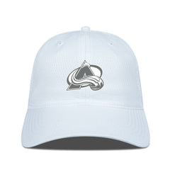 Colorado Avalanche Levelwear Matrix Slate & Snow Unstructured Adjustable Hat - White | US 203539049