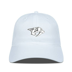 Nashville Predators Levelwear Matrix Slate & Snow Unstructured Adjustable Hat - White | US 203539057
