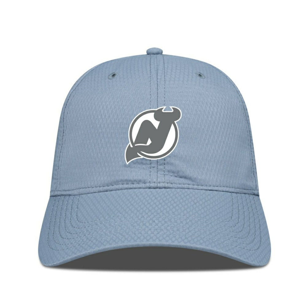 New Jersey Devils Levelwear Matrix Slate & Snow Unstructured Adjustable Hat - Blue | US 203539062