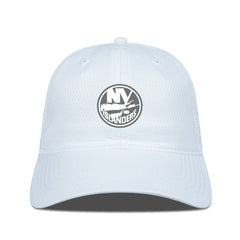 New York Islanders Levelwear Matrix Slate & Snow Unstructured Adjustable Hat - White | US 203539064