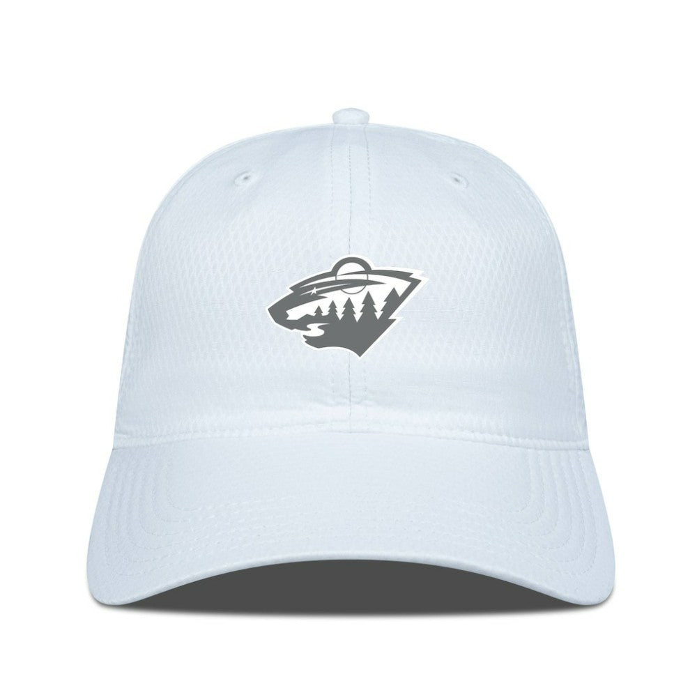Minnesota Wild Levelwear Matrix Slate & Snow Unstructured Adjustable Hat - White | US 203539071