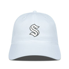 Seattle Kraken Levelwear Matrix Slate & Snow Unstructured Adjustable Hat - White | US 203539078