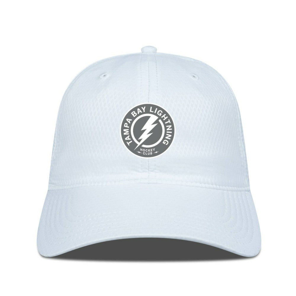 Tampa Bay Lightning Levelwear Matrix Slate & Snow Unstructured Adjustable Hat - White | US 203539082